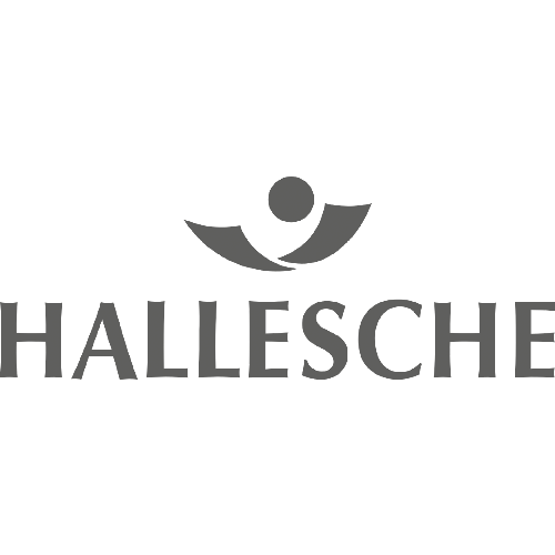 Logo der HALLESCHE Krankenversicherung – Ihr Partner für private Krankenversicherungen für Beamte und Anwärter.