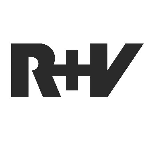 Logo der R+V Versicherung – Ihr Partner für private Krankenversicherungen für Beamte und Anwärter.